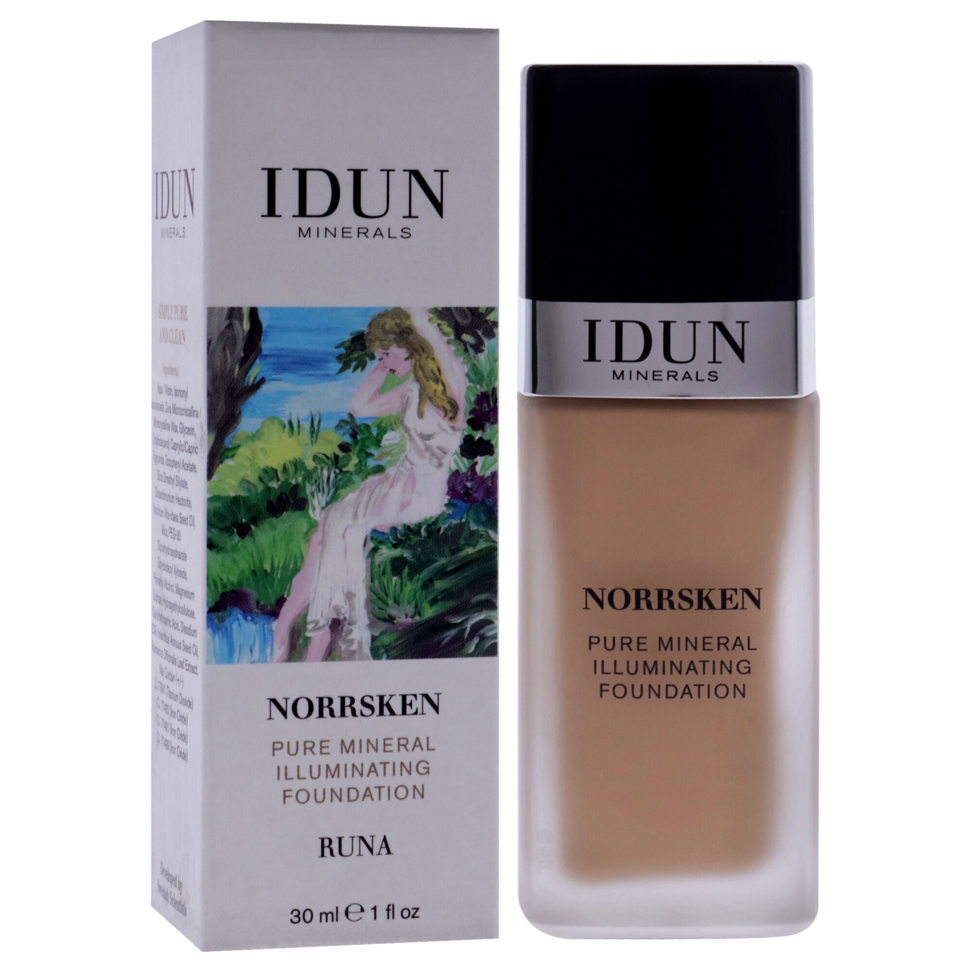 Norrsken Foundation - 220 Runa by Idun Minerals for Women - 1 oz Foundation, See Description, alternate image number 1