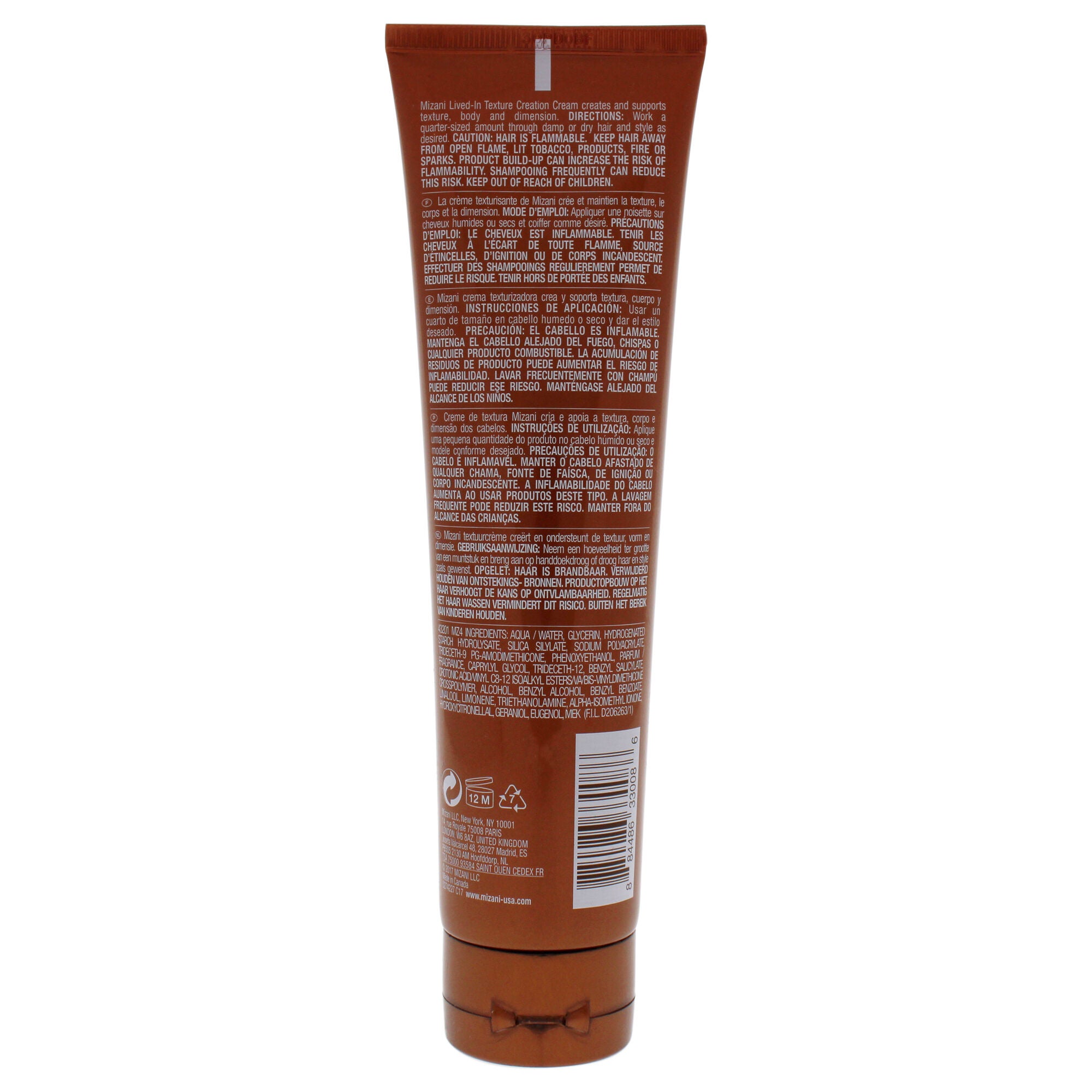 Lived-In Texture Creation Cream by Mizani for Unisex - 5 oz Cream, See Description, alternate image number 2