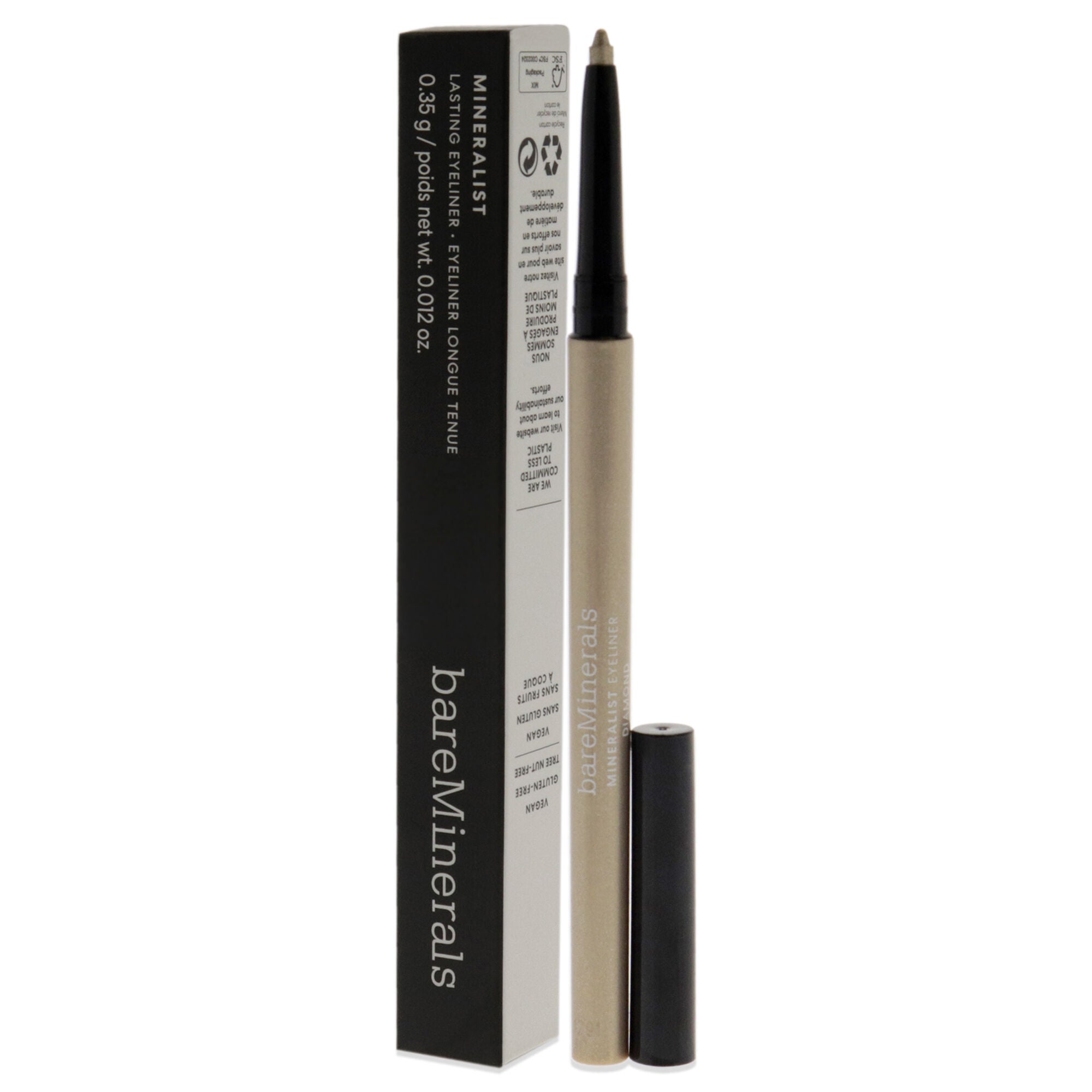 Mineralist Lasting Eyeliner - Diamond by bareMinerals for Women - 0.012 oz Eyeliner, , alternate image number 8