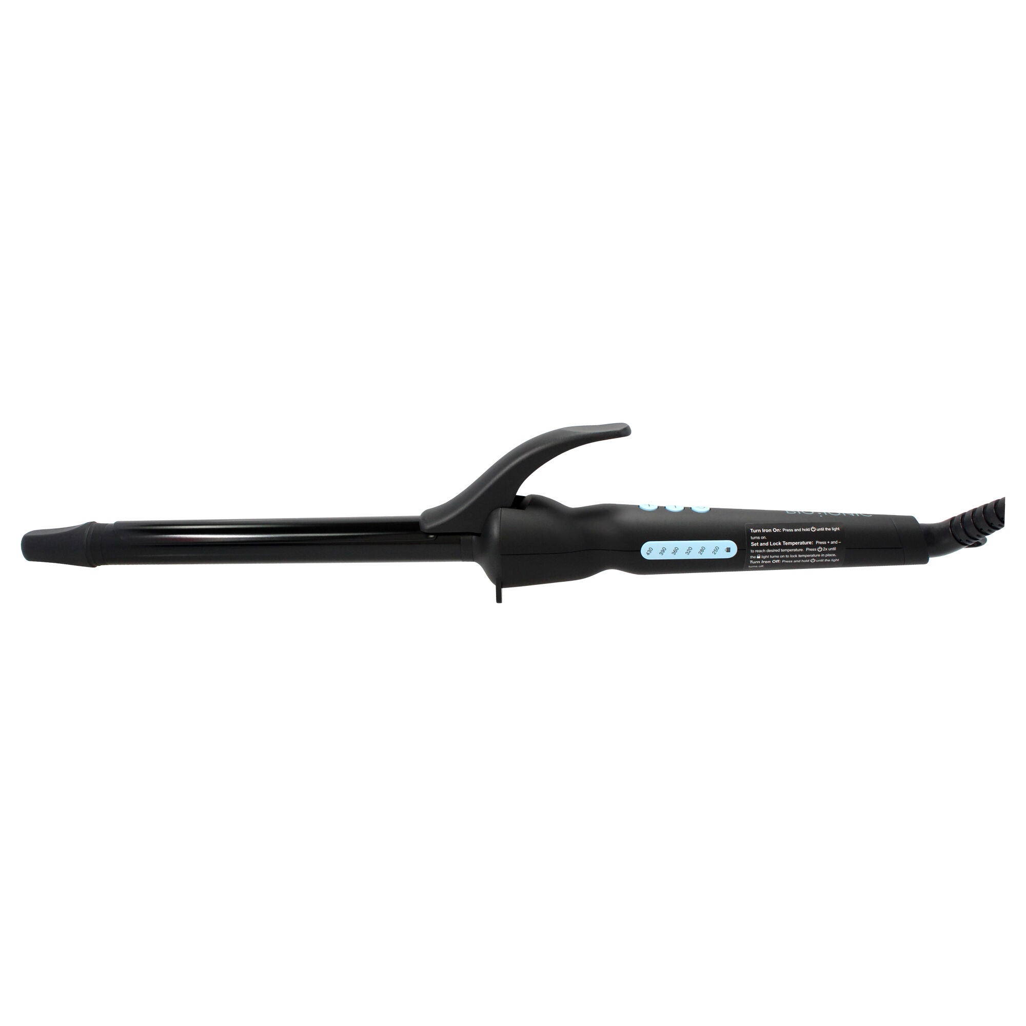Long Barrel Styler - Black by Bio Ionic for Women - 0.75 Inch Curling Iron, See Description, alternate image number 3