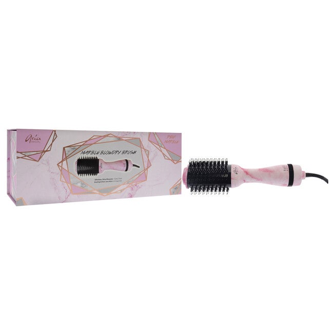 Blowdry Brush - Pink Marble by Aria Beauty for Women - 1 Pc Brush, , alternate image number 6