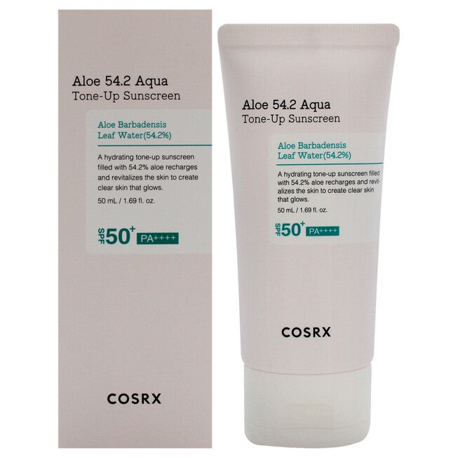 Aloe 54.2 Aqua Tone-Up Sunscreen SPF 50 Plus by Cosrx for Unisex - 1.69 oz Sunscreen, NA, hi-res image number null