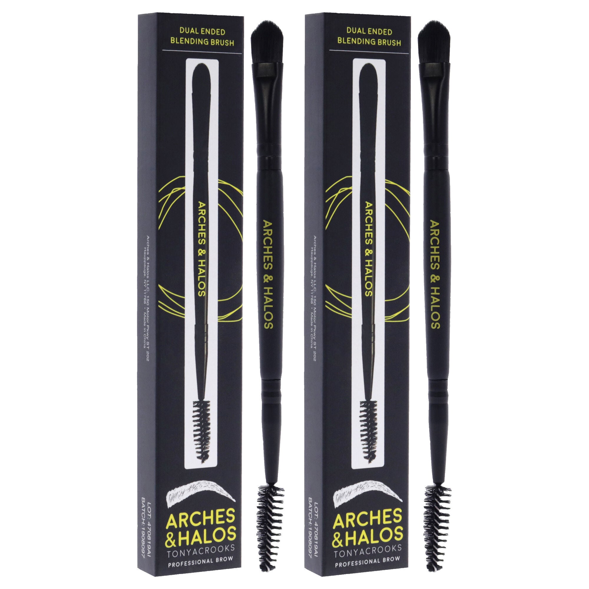Dual Ended Blending Brush by Arches and Halos for Unisex - 1 Pc Brush - Pack of 2, See Description, alternate image number 1