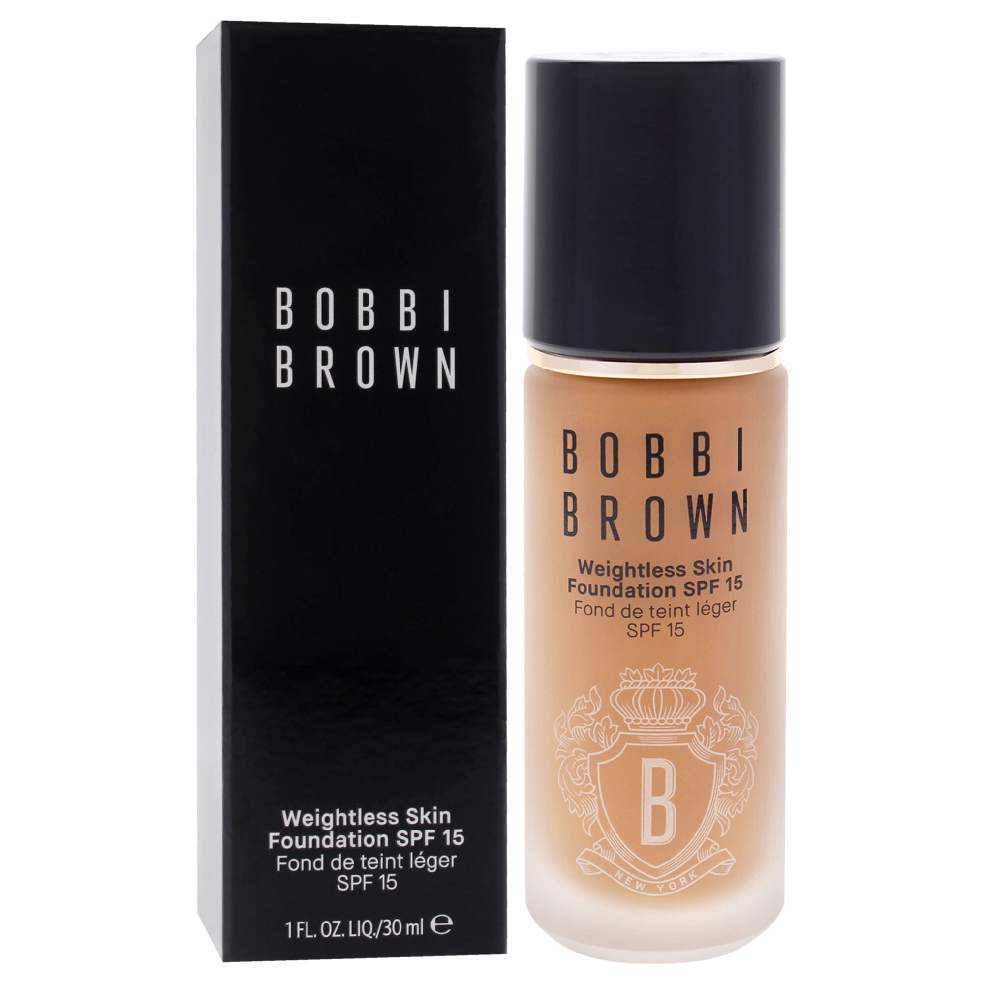 Weightless Skin Foundation SPF 15 - W-086 Warm Almond by Bobbi Brown for Women - 1 oz Foundation, Brown, alternate image number 2