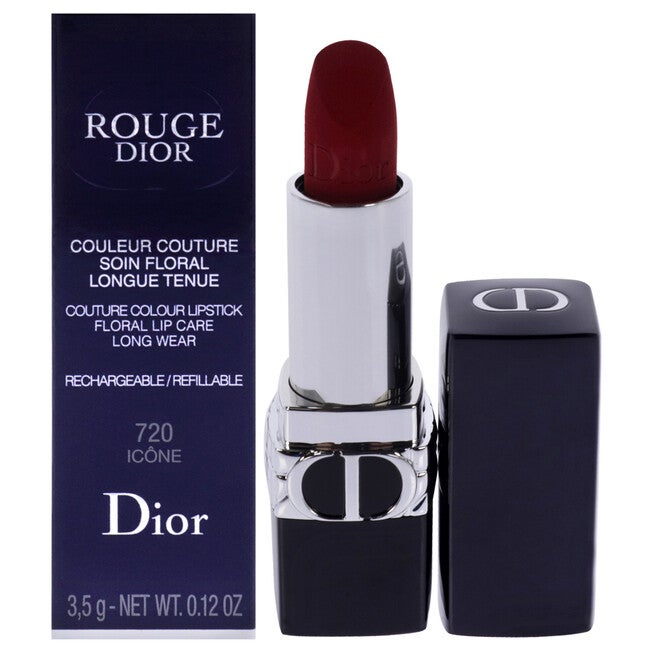 Rouge Dior Velvet Lipstick - 720 Icone by Christian Dior for Women - 0.12 oz Lipstick, NA, hi-res image number null