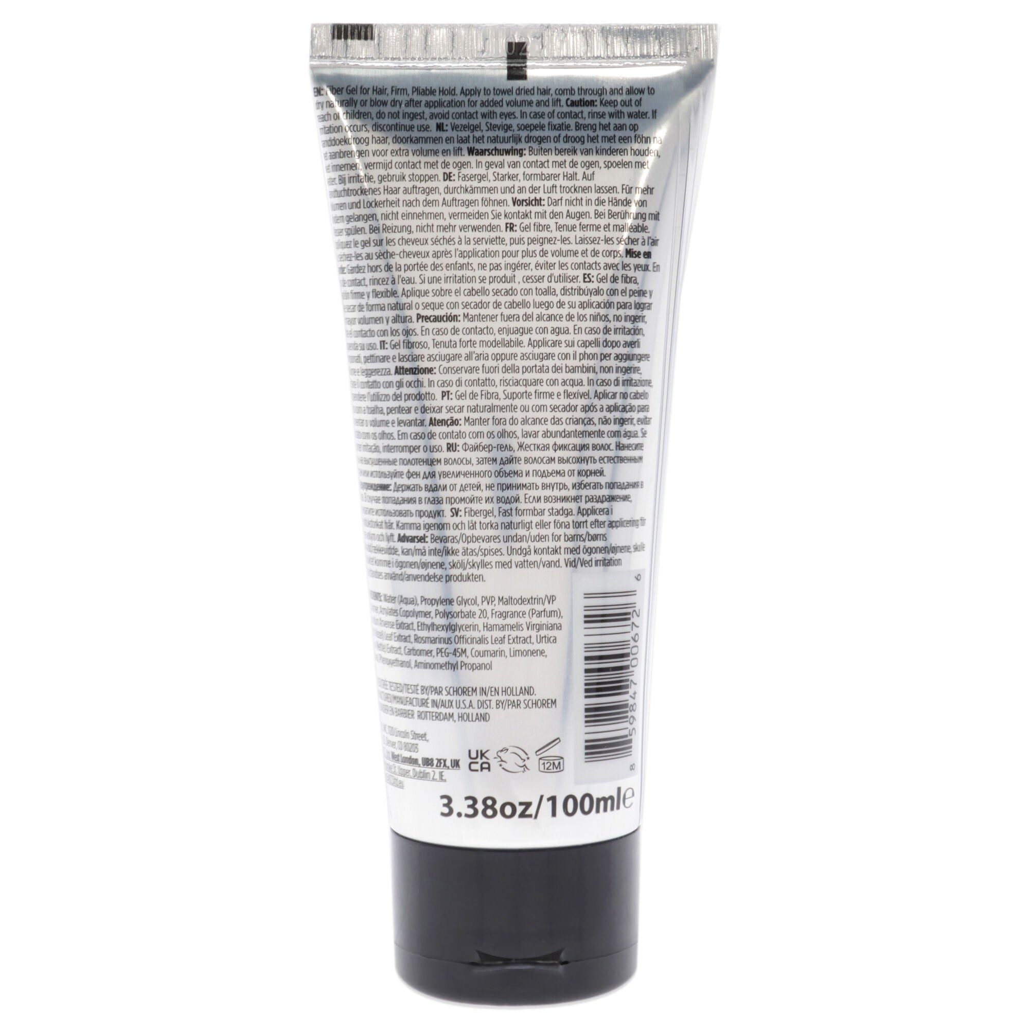 Fiber Gel by Reuzel for Men - 3.38 oz Gel, See Description, alternate image number 2