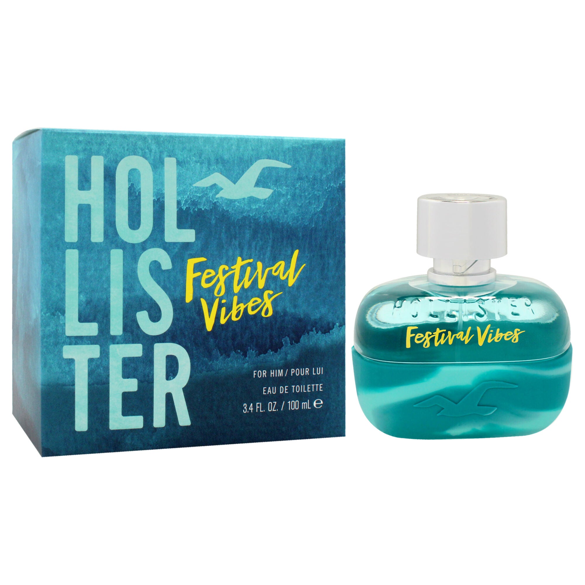 Festival Vibes by Hollister for Men - 3.4 oz EDT Spray, See Description, alternate image number 1
