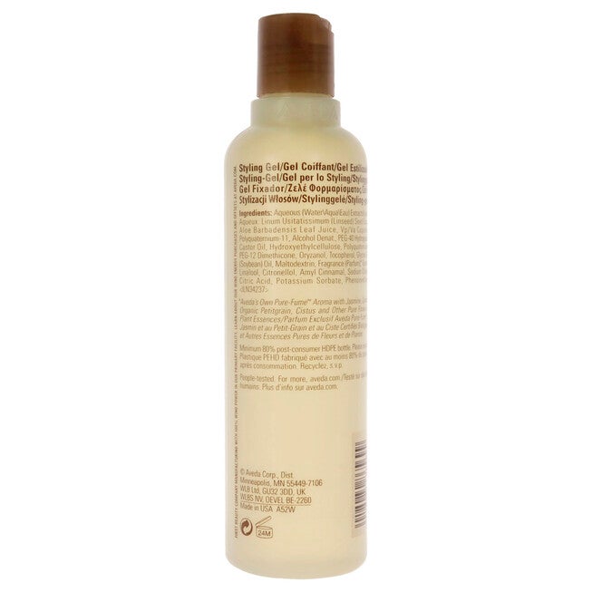 Flax Seed Aloe Strong Hold Sculpting Gel by Aveda for Unisex - 8.5 oz Gel, , alternate image number null