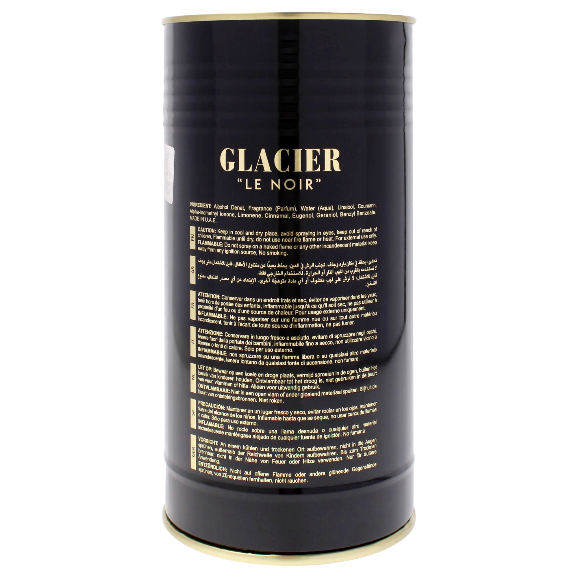 Glacier - Le Noir by Maison Alhambra for Unisex - 3.4 oz EDP Spray, Clear, alternate image number 3