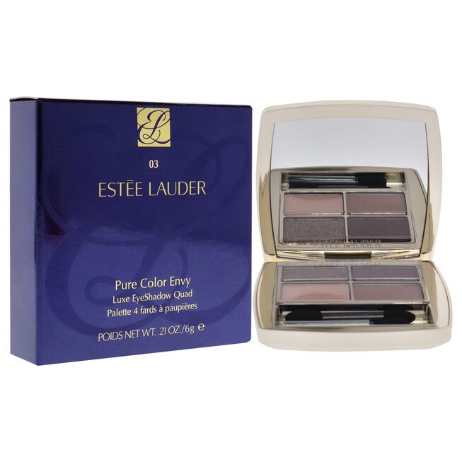 Pure Color Envy Luxe Eyeshadow Quad - 03 Aubergine Dream by Estee Lauder for Women - 0.28 oz Eye Shadow, NA, alternate image number null