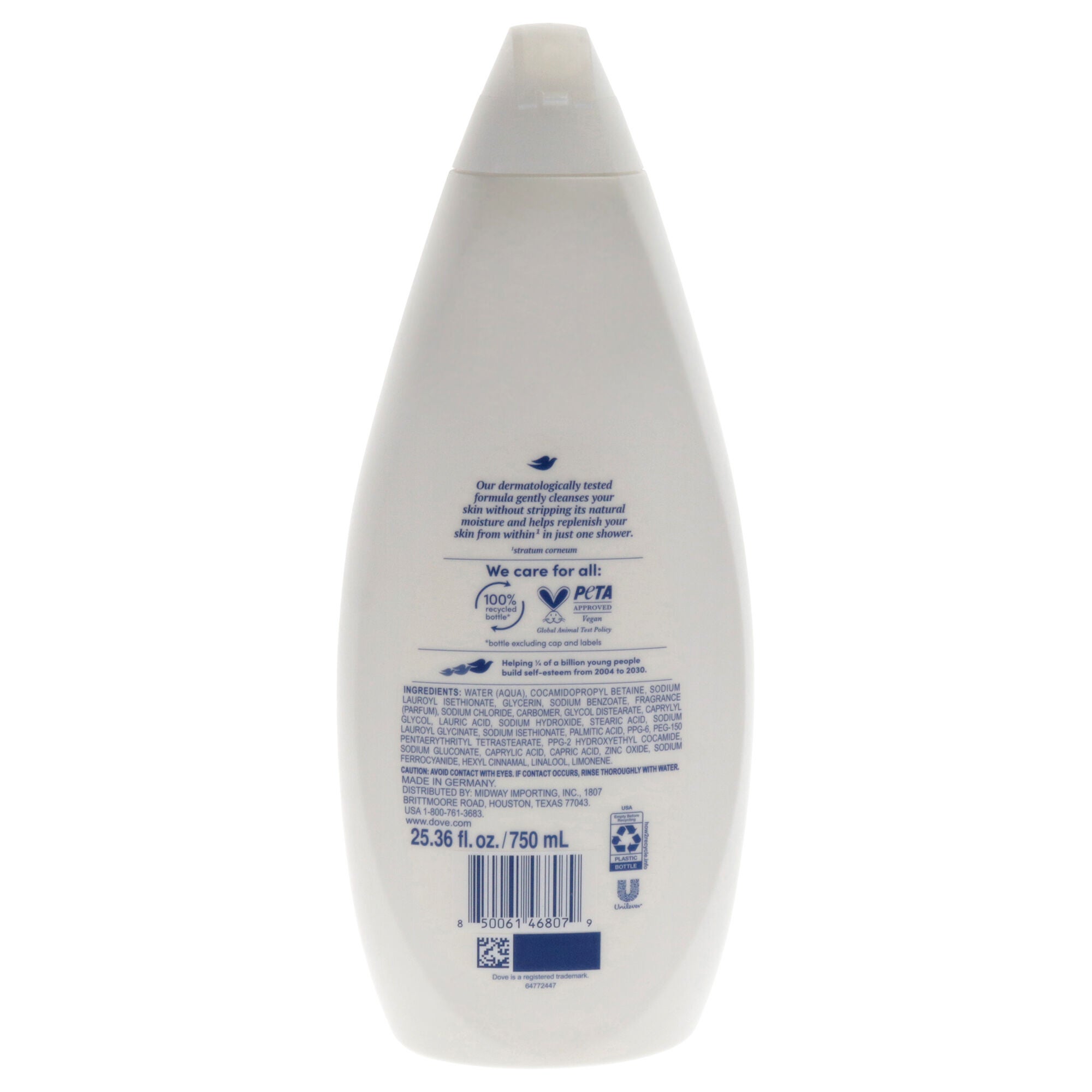 Body Wash - Hydrate by Dove for Unisex - 25.36 oz Body Wash, See Description, alternate image number 1