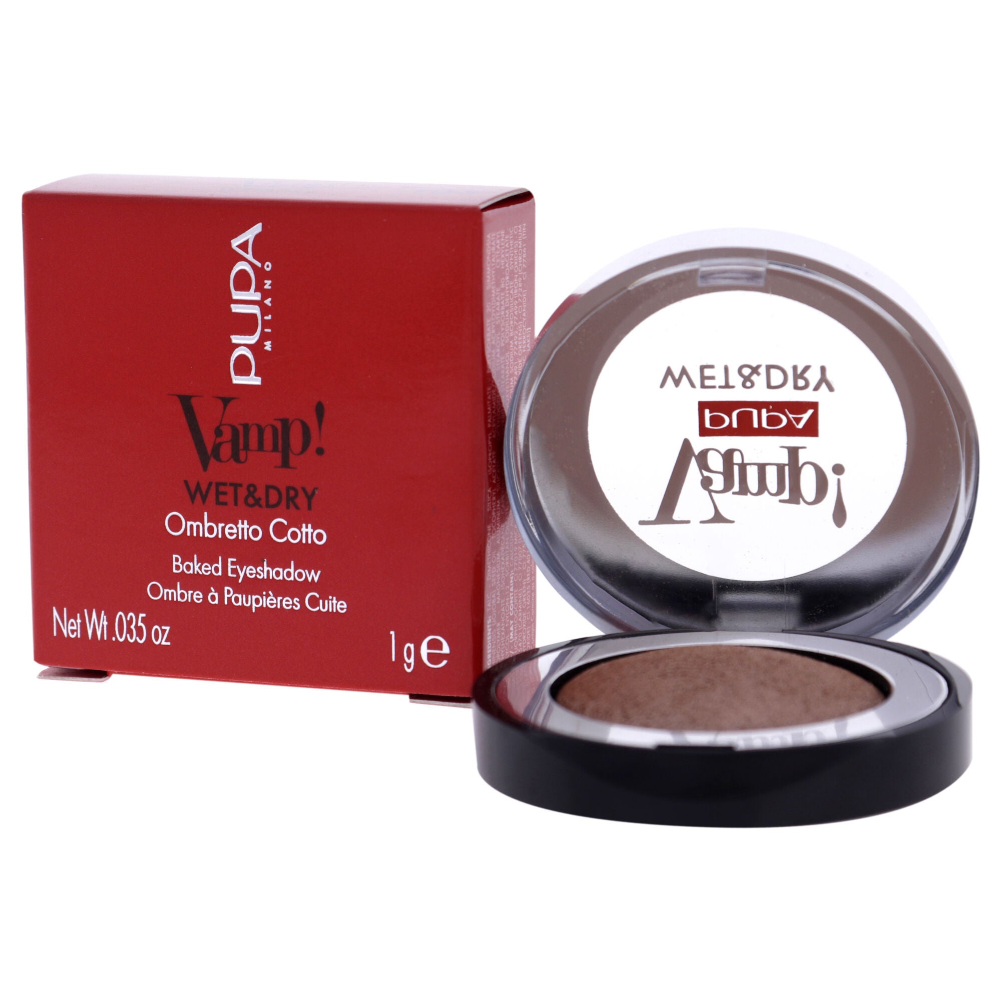 Vamp! Wet and Dry Baked Eyeshadow - 103 Rose Gold by Pupa Milano for Women - 0.035 oz Eye Shadow, See Description, alternate image number 2