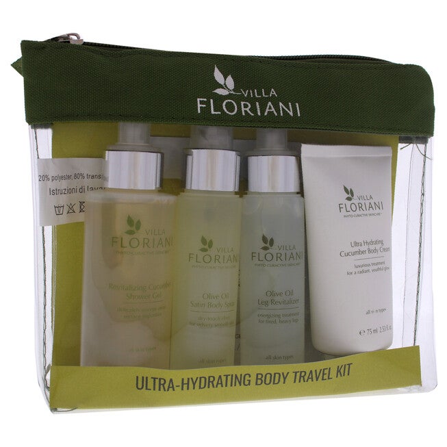 Ultra-Hydrating Body Travel Kit by Villa Floriani for Unisex - 5 Pc Gift Set, NA, alternate image number null