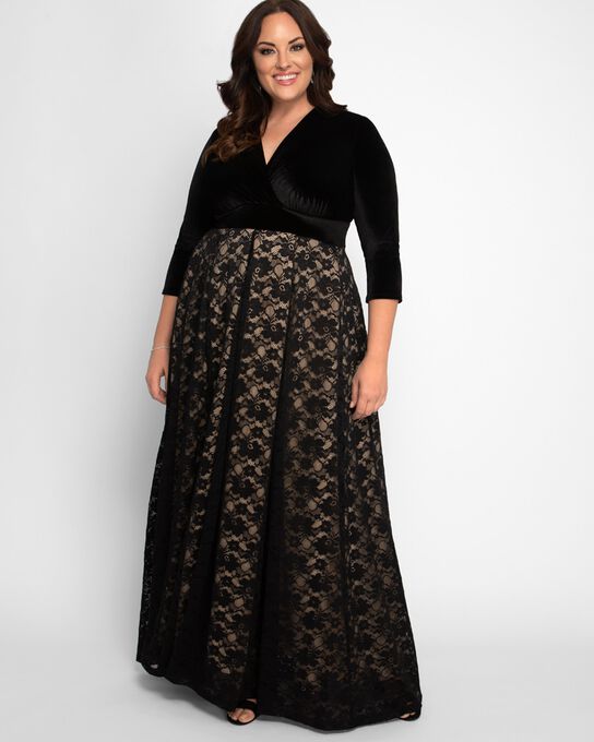 Victoria Velvet Evening Gown, , alternate image number null