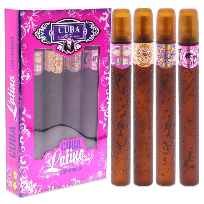 Cuba Latino Collection by Cuba for Women - 4 Pc Gift Set, , alternate image number null
