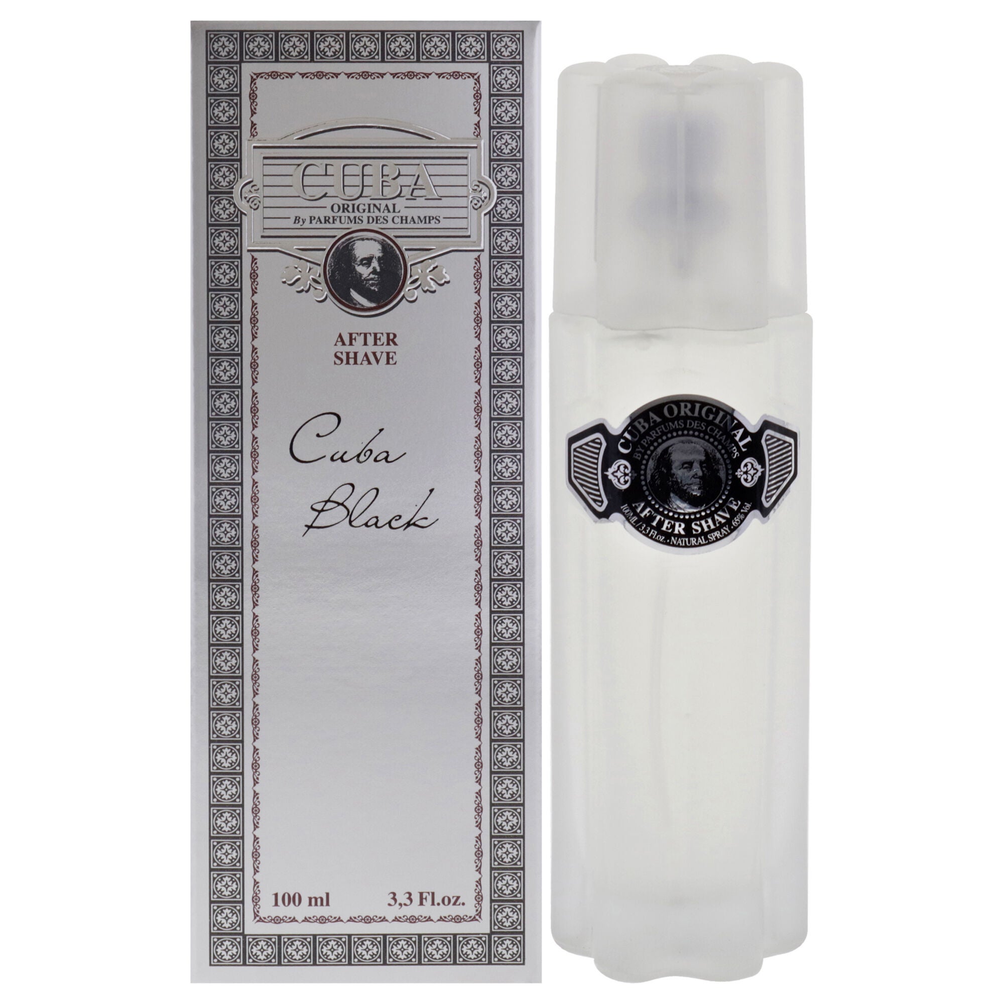 Cuba Black by Cuba for Men - 3.3 oz After Shave, See Description, hi-res image number 0