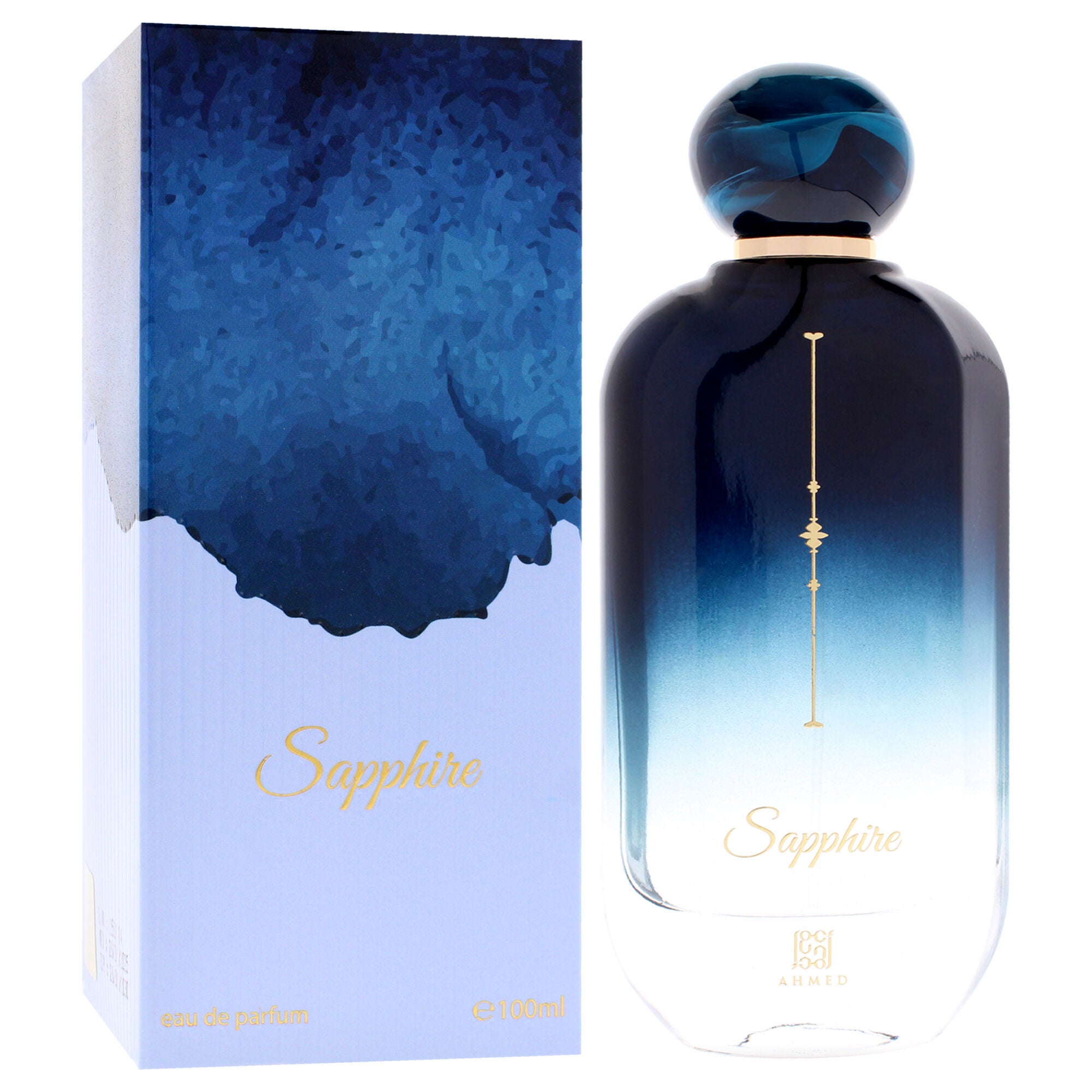 Sapphire by Ahmed Al Maghribi for Unisex - 3.38 oz EDP Spray, Clear, alternate image number 2