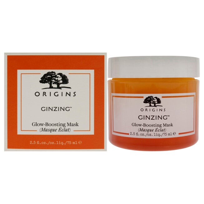 Ginzing Glow-Boosting Mask by Origins for Women - 2.5 oz Mask, See Description, hi-res image number 0