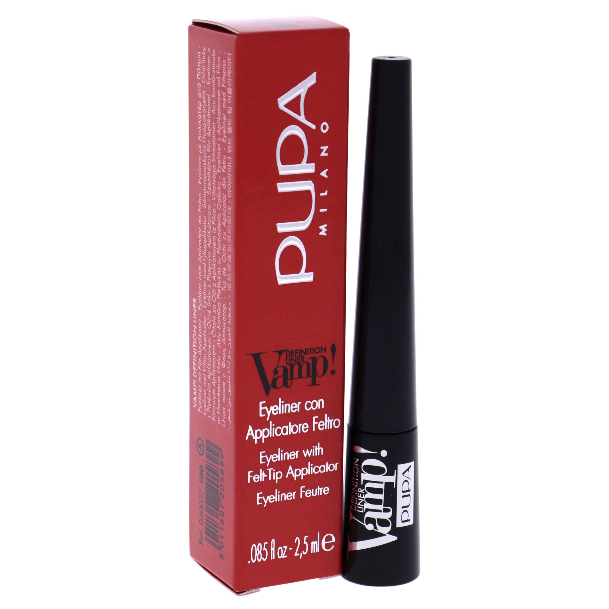 Vamp! Definition Liner - 100 Extra Black by Pupa Milano for Women - 0.85 oz Eyeliner, See Description, alternate image number 1
