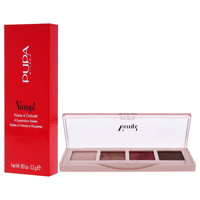 Vamp! 4 Eyeshadow Palette - 003 Pinkish Bronze by Pupa Milano for Women - 0.183 oz Eye Shadow, See Description, alternate image number 3