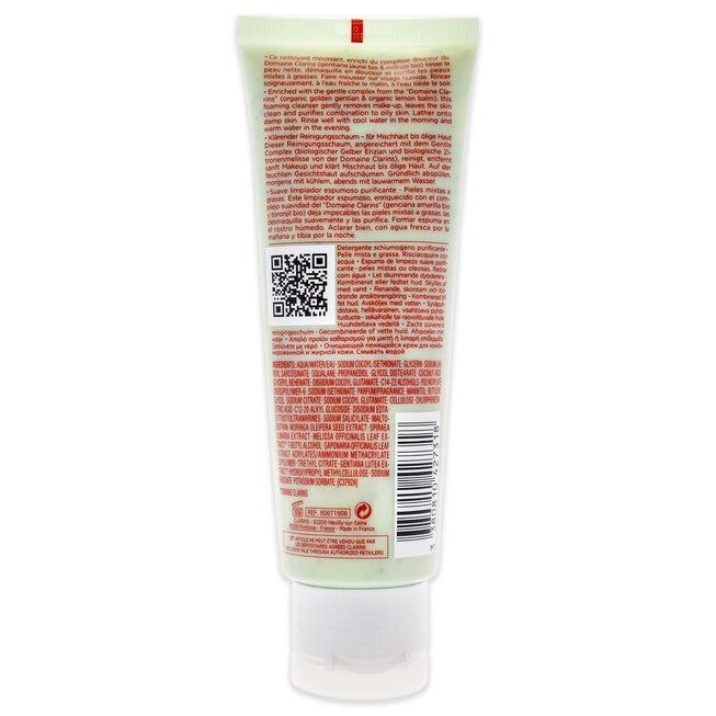Purifying Gentle Foaming Cleanser by Clarins for Unisex - 4.2 oz Cleanser, NA, alternate image number null