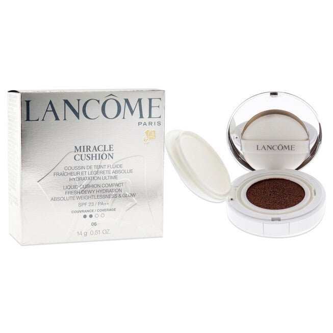 Miracle Cushion Liquid Cushion Compact Foundation SPF 23 - 06 Biege Moka by Lancome for Women - 0.51 oz Foundation, , alternate image number null