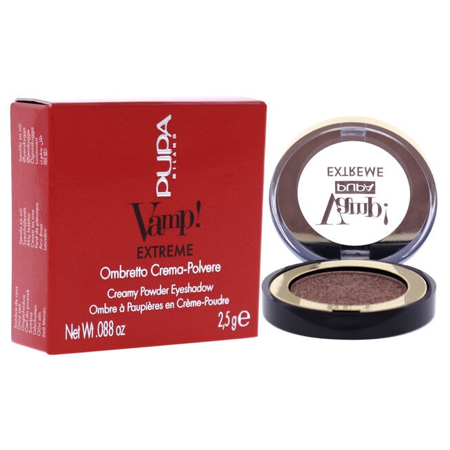 Vamp! Extreme Cream Powder Eyeshadow - 002 Extreme Copper by Pupa Milano for Women - 0.088 oz Eye Shadow, NA, alternate image number null