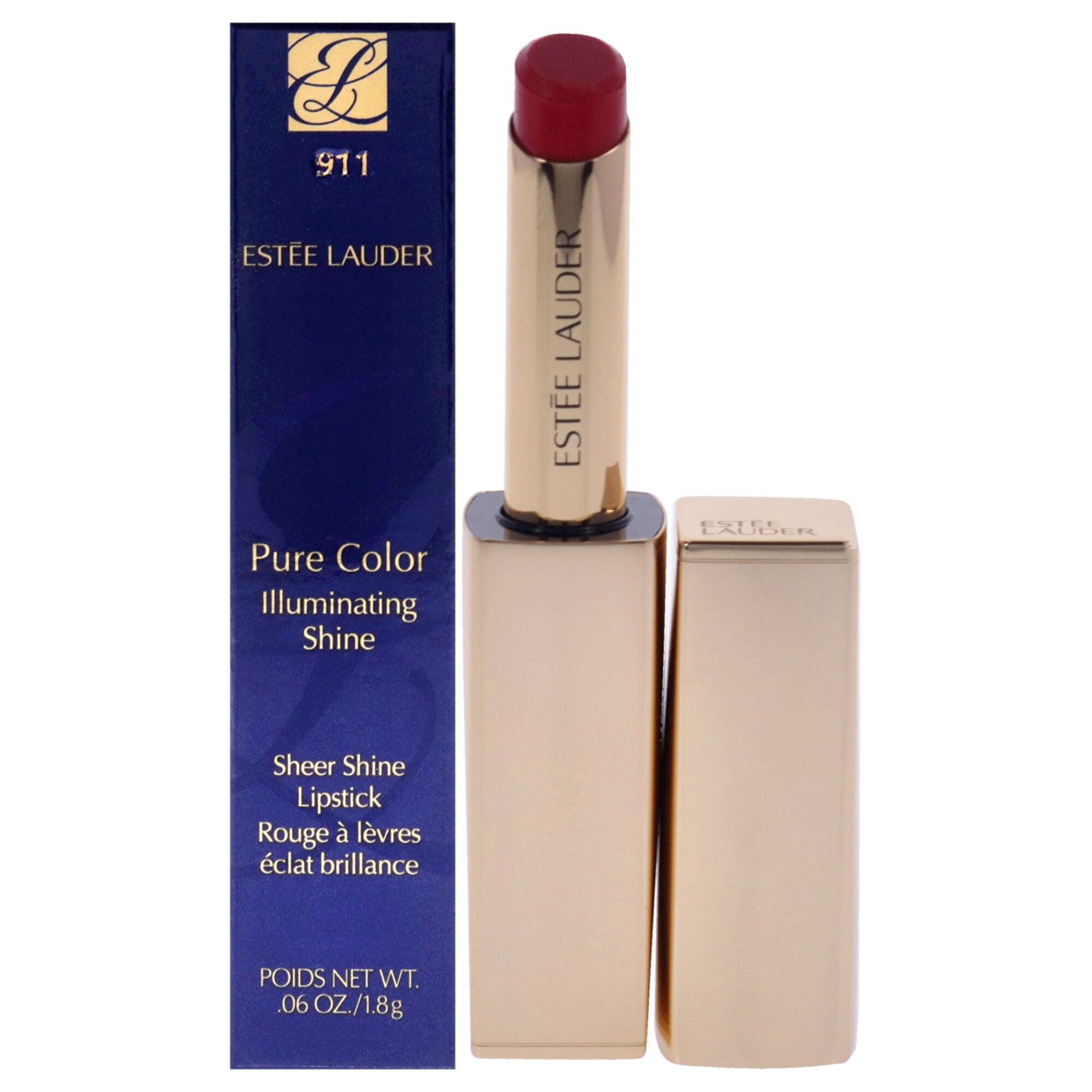 Pure Color Illuminating Shine Lipstick - 911 Little Legend by Estee Lauder for Women - 0.06 oz Lipstick, See Description, hi-res image number 0