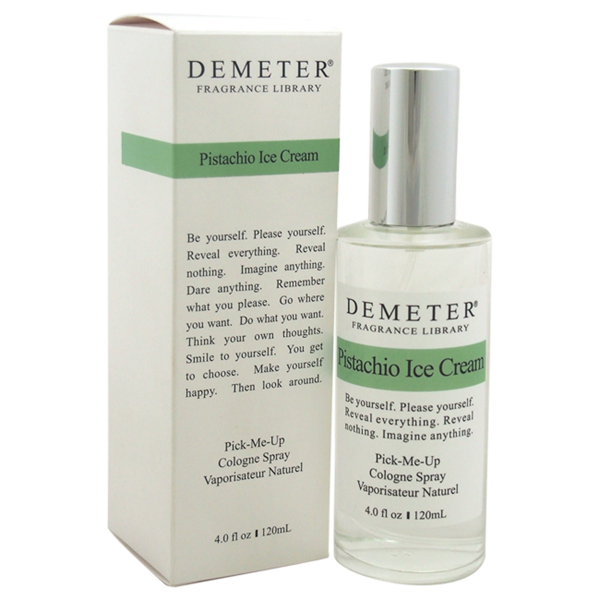 Pistachio Ice Cream by Demeter for Unisex - 4 oz Cologne Spray, See Description, hi-res image number 0