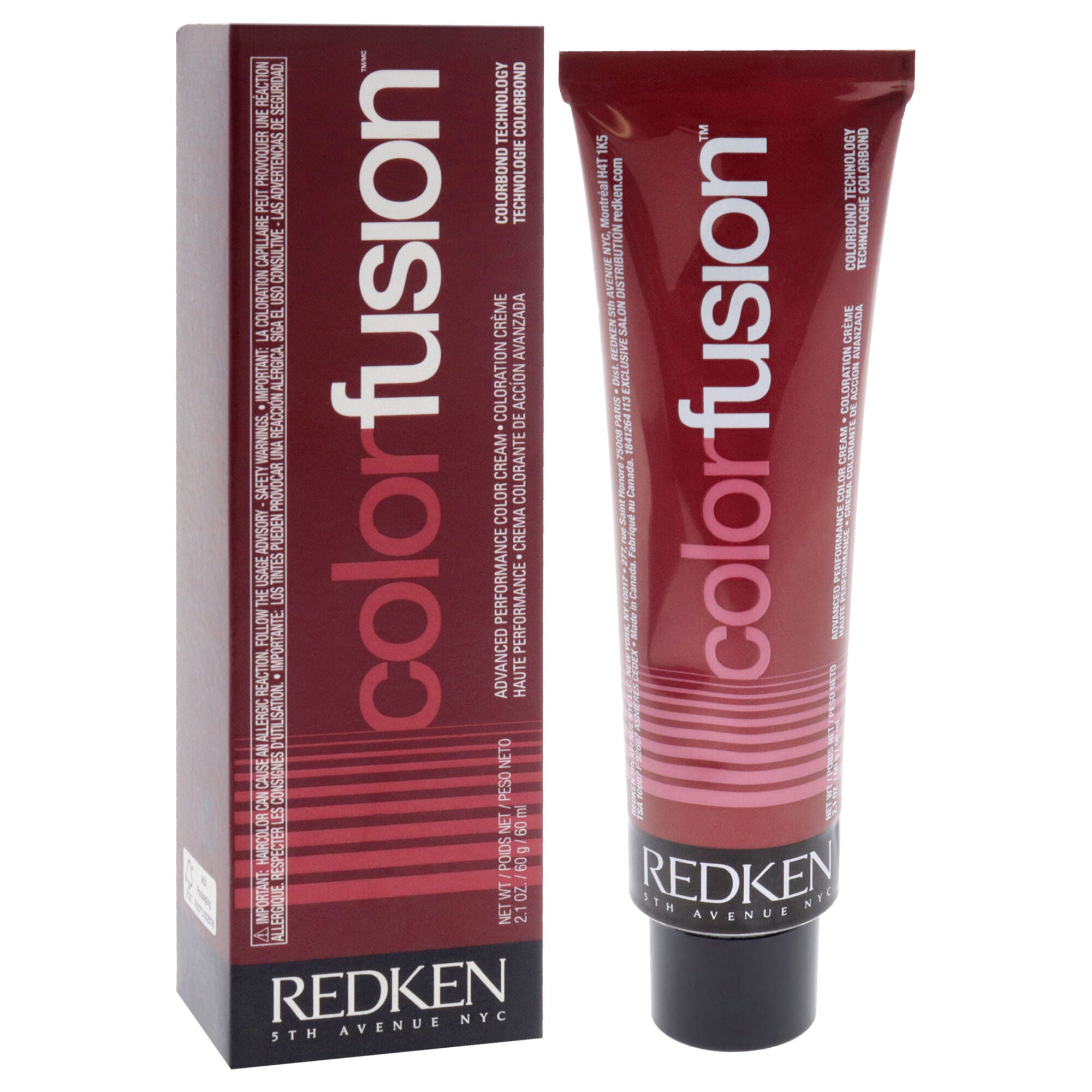 Color Fusion Color Cream Fashion - 5T Titanium by Redken for Women - 2.1 oz Hair Color, See Description, alternate image number 1