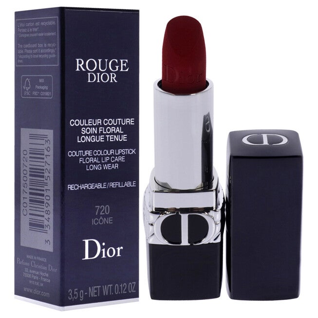 Rouge Dior Velvet Lipstick - 720 Icone by Christian Dior for Women - 0.12 oz Lipstick, NA, alternate image number null