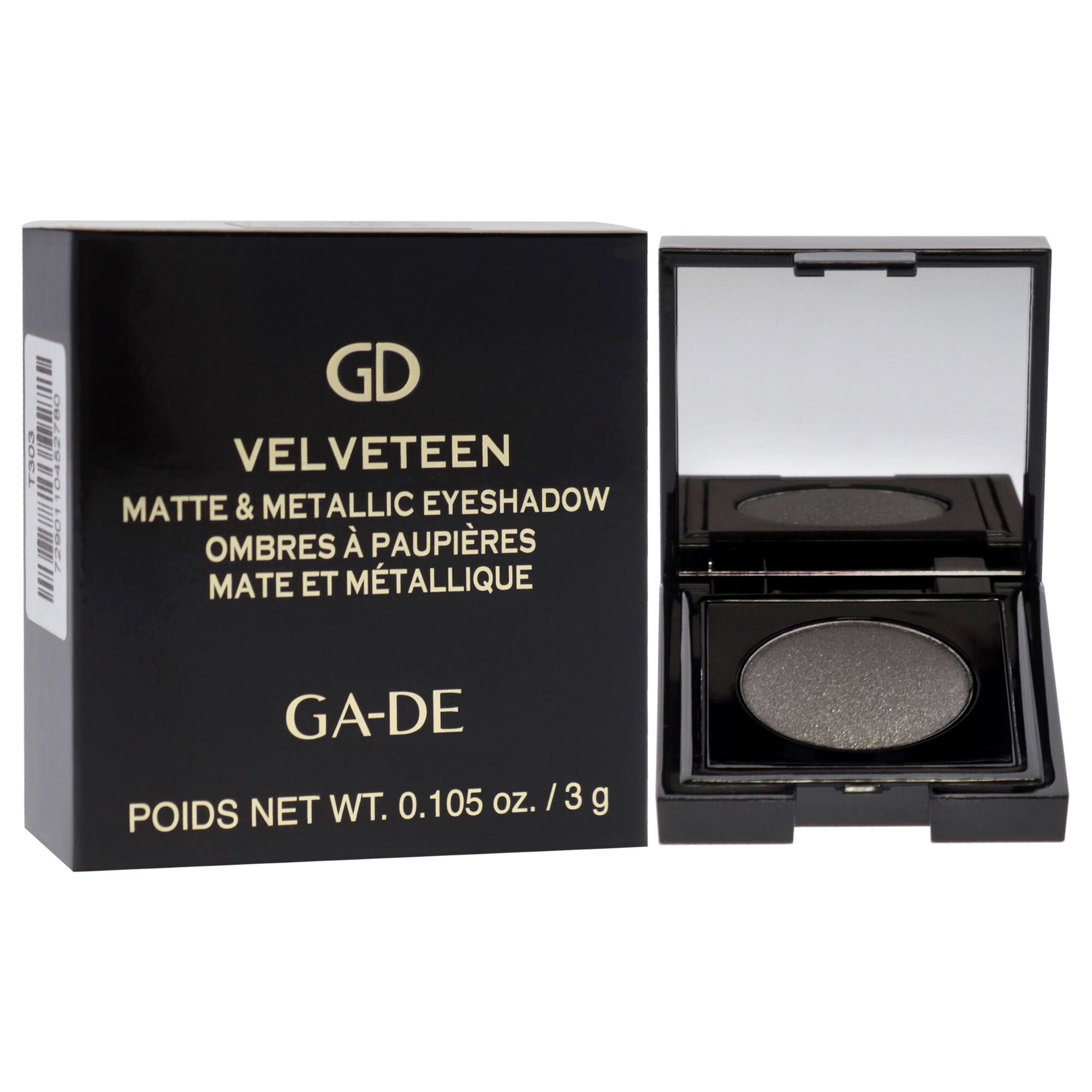 Velveteen Matte and Metallic Eyeshadow - 150 Moonstone by GA-DE for Women - 0.105 oz Eye Shadow, , alternate image number 6