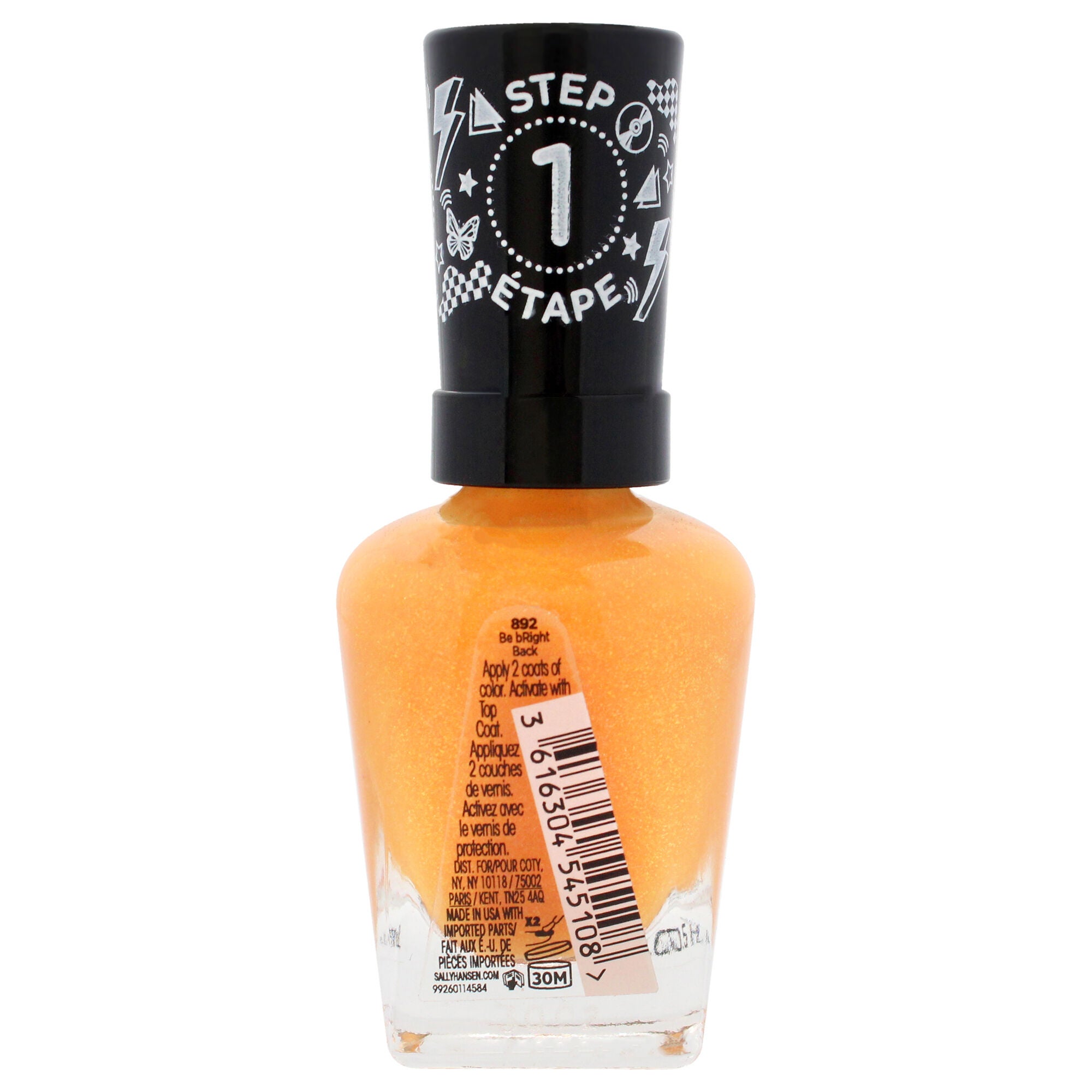 Miracle Gel 90s - 892 Be bRight Back by Sally Hansen for Women - 0.5 oz Nail Polish, See Description, alternate image number 1