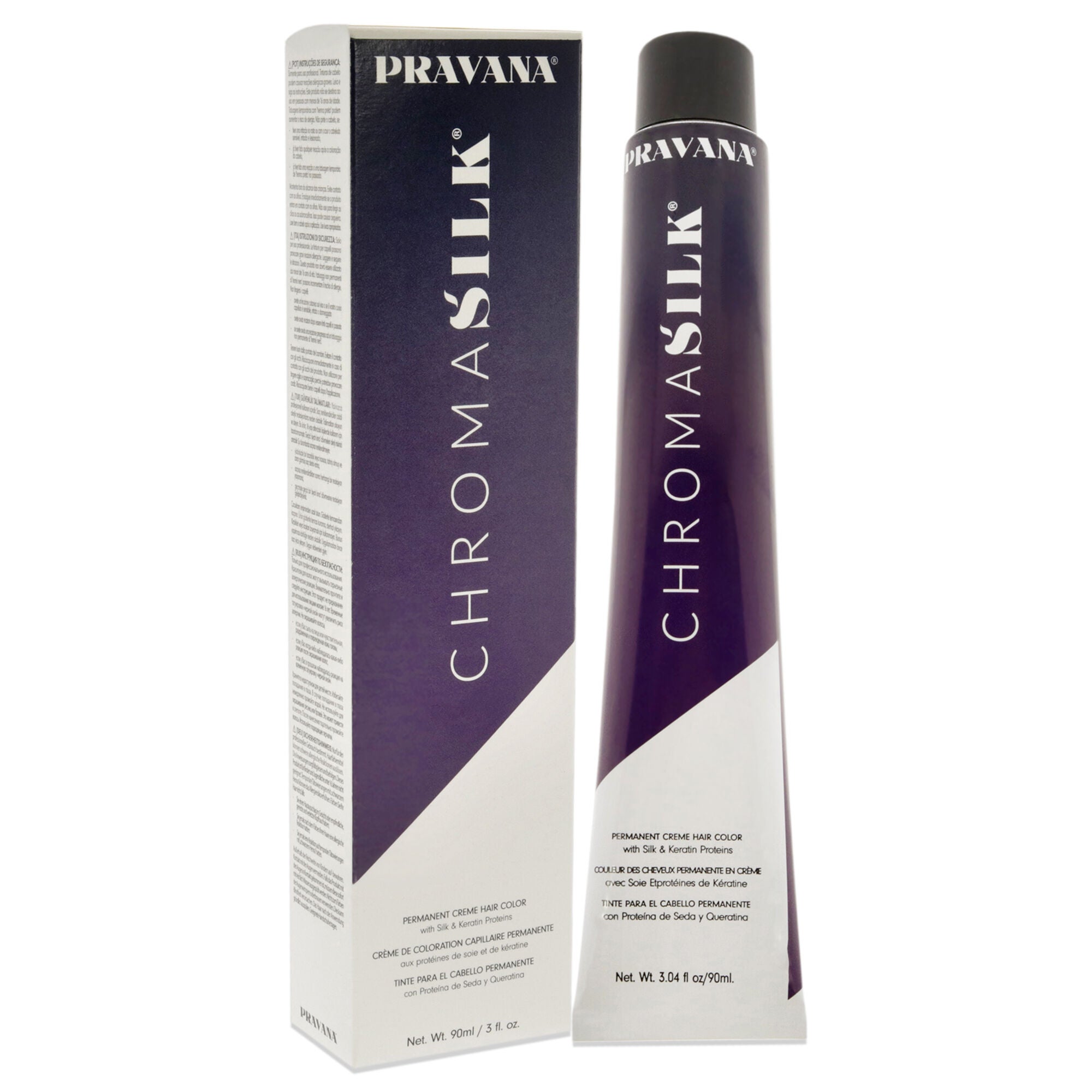 ChromaSilk Creme Hair Color - 7.3 Golden Blonde by Pravana for Unisex - 3 oz Hair Color, See Description, alternate image number 2