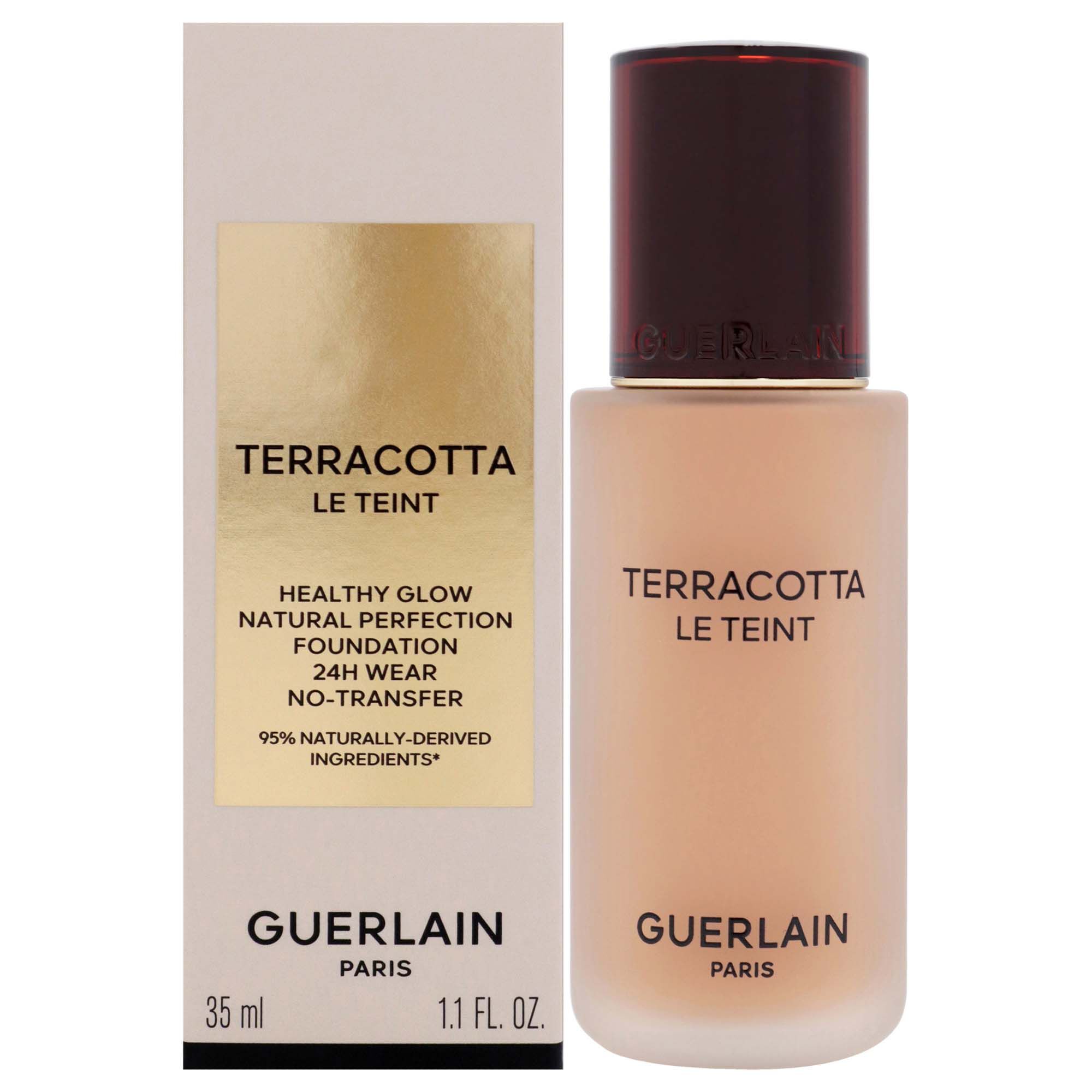 Terracotta Le Teint Foundation - 4N Neutral by Guerlain for Women - 1.1 oz Foundation, See Description, hi-res image number 0