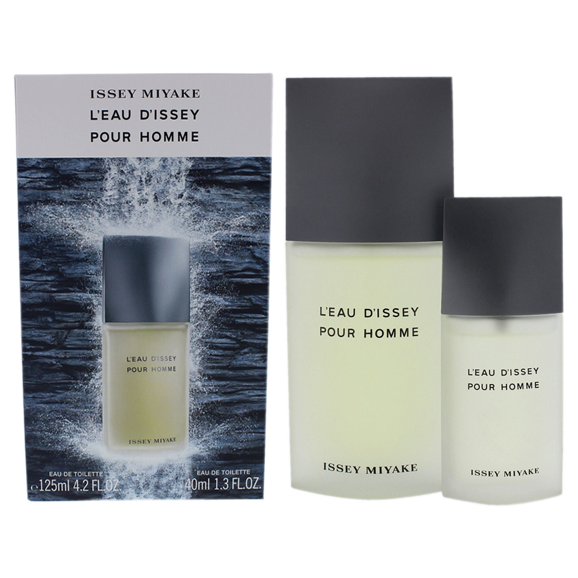 Leau Dissey Pour Homme by Issey Miyake for Men - 2 Pc Gift Set 4.2oz EDT Spray, 1.3oz EDT Spray, See Description, hi-res image number 0