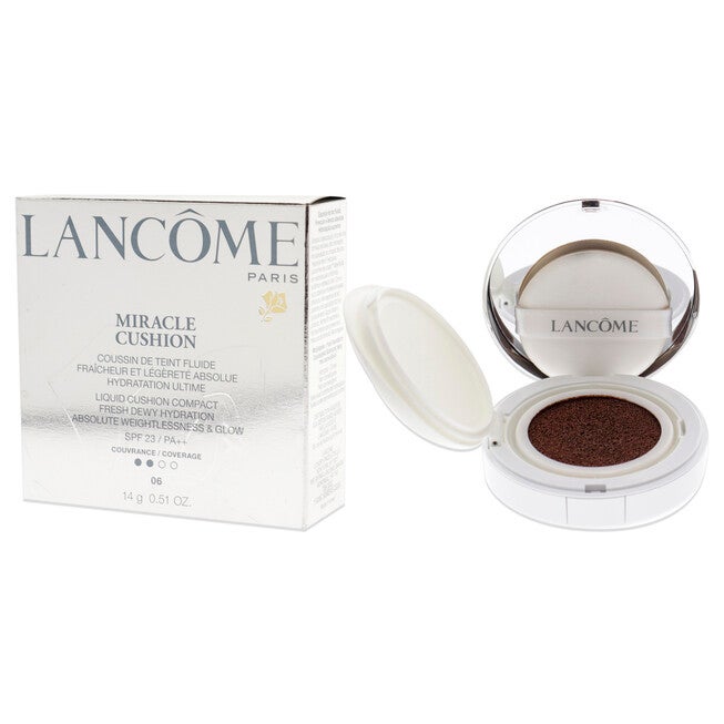 Miracle Cushion Liquid Cushion Compact Foundation SPF 23 - 06 Biege Moka by Lancome for Women - 0.51 oz Foundation, , alternate image number null