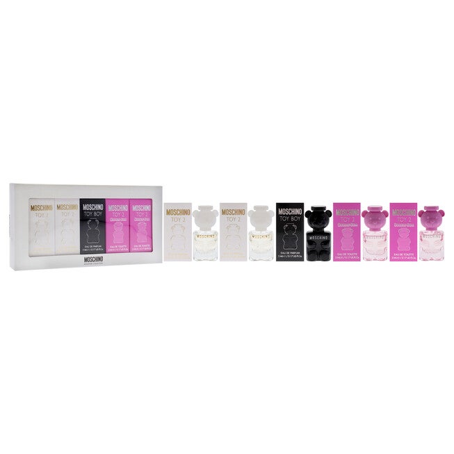 Moschino Miniature Collection Set by Moschino for Unisex - 5 Pc Mini Gift Set, NA, alternate image number null