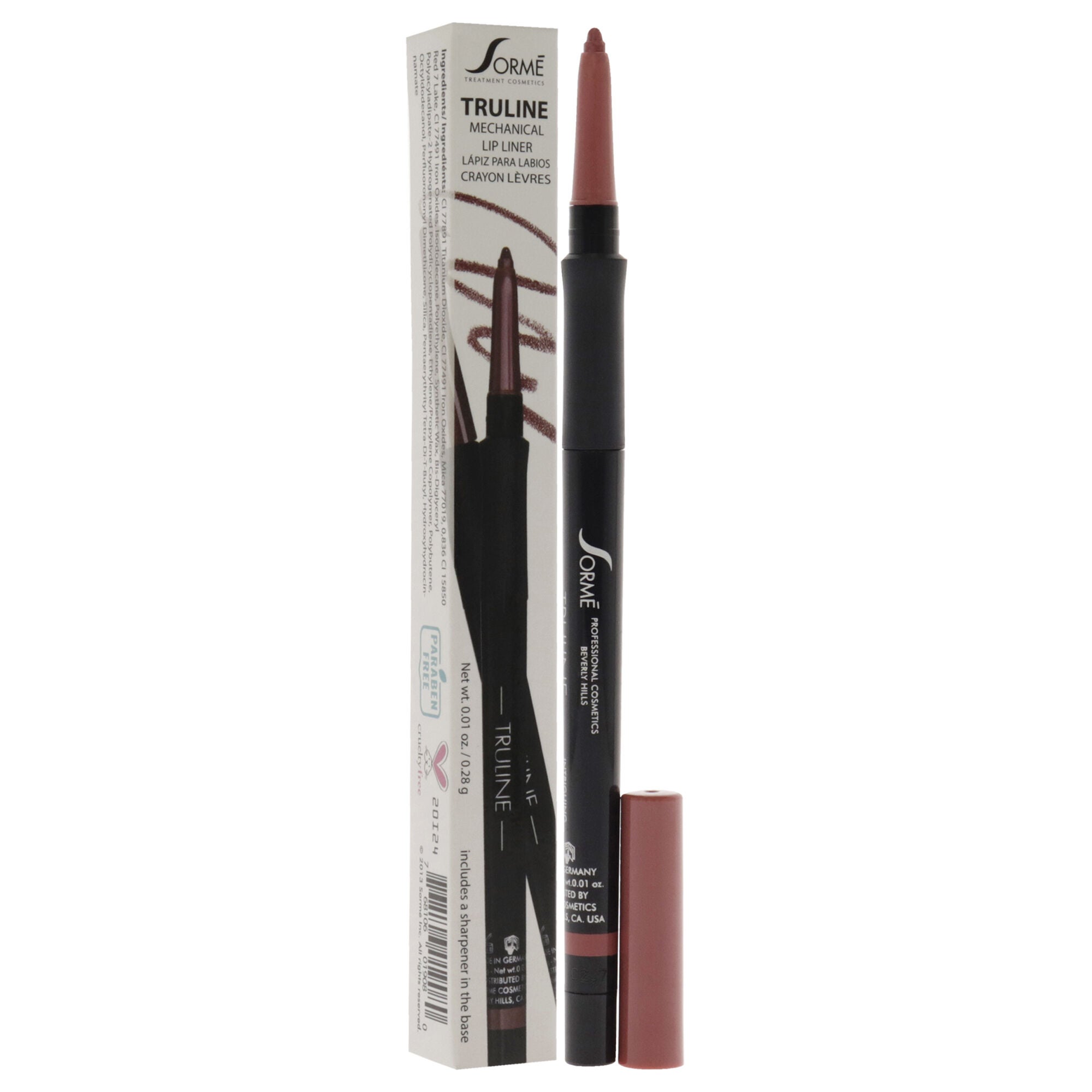 Truline Mechanical Lipliner - MPL06 Intrigue by Sorme Cosmetics for Women - 0.01 oz Lip Liner, See Description, alternate image number 2