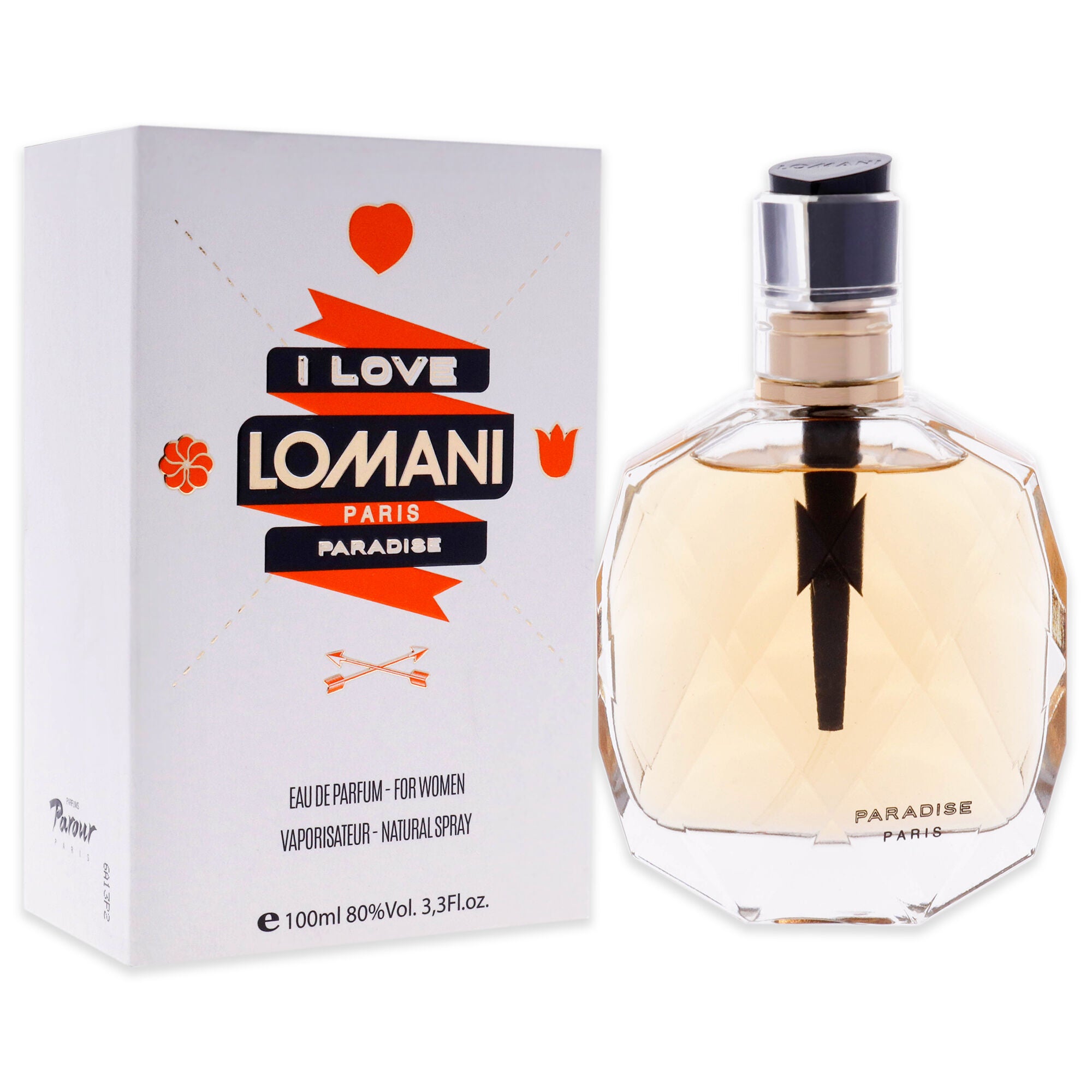 I Love Lomani Paradise by Lomani for Women - 3.4 EDP Spray, , alternate image number 6