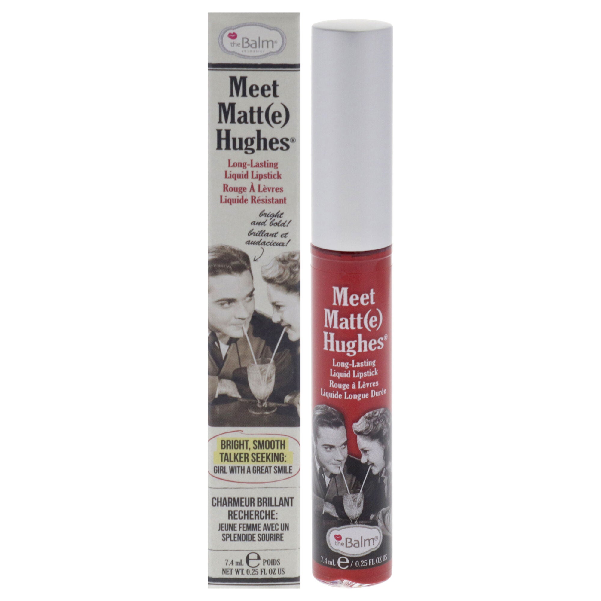 Meet Matte Hughes Long Lasting Liquid Lipstick - Loyal by the Balm for Women - 0.25 oz Lip Gloss, See Description, hi-res image number 0