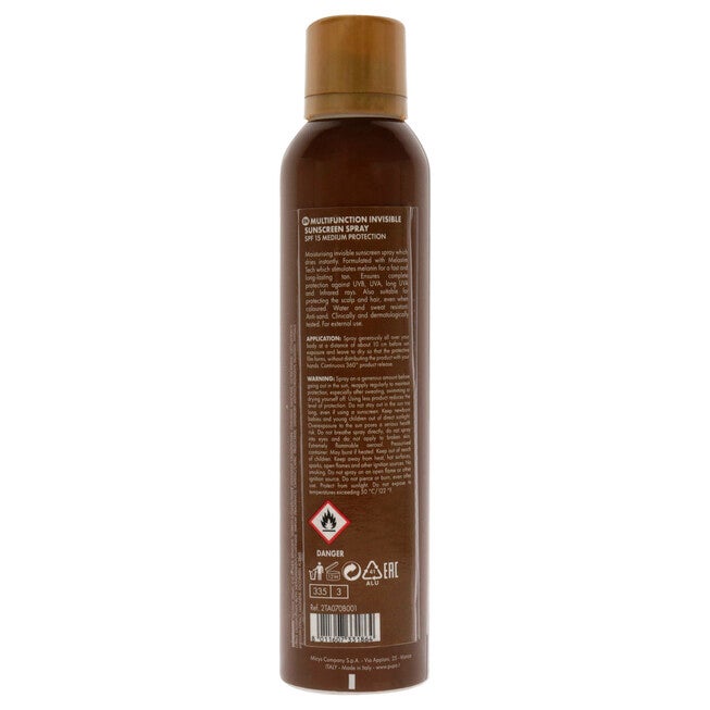 Multifunction Invisible Sunscreen Spray SPF 15 by Pupa Milano for Unisex - 6.76 oz Sunscreen, See Description, alternate image number 2