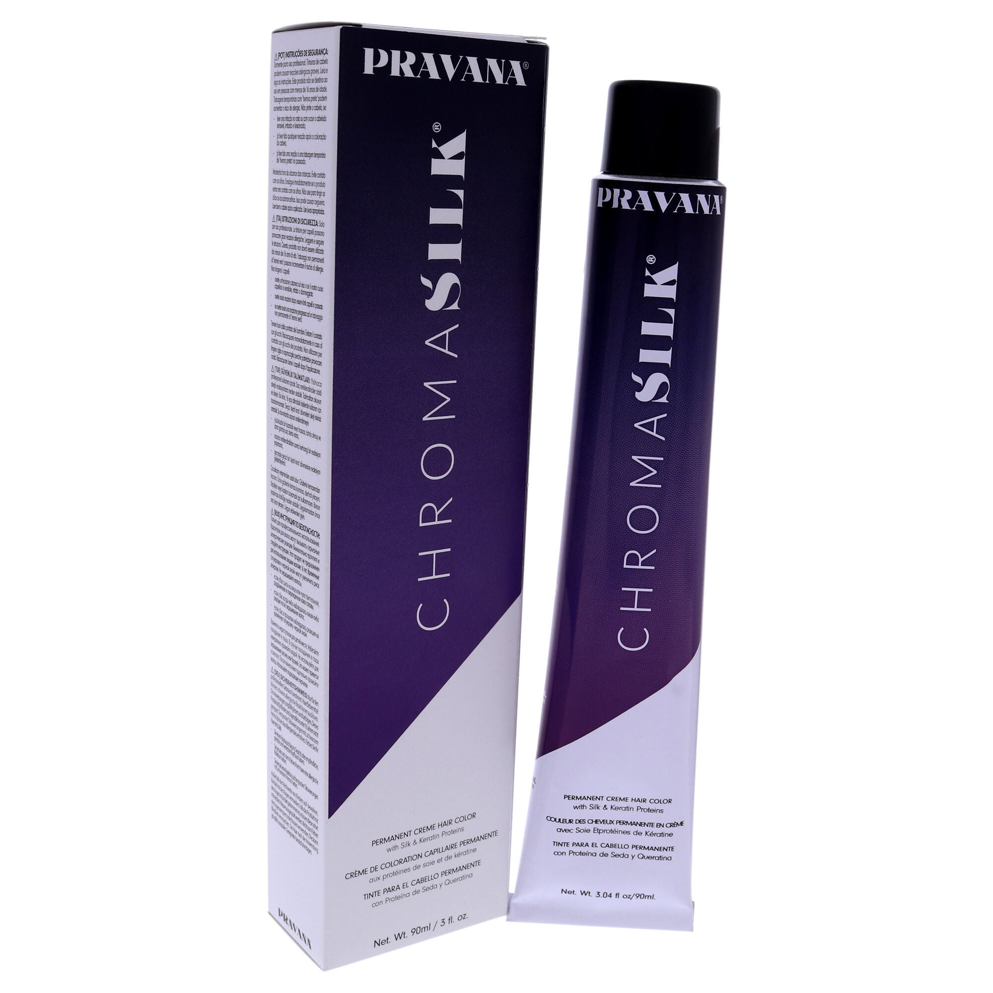 ChromaSilk Creme Hair Color - 7.5 Mahogany Blonde by Pravana for Unisex ...