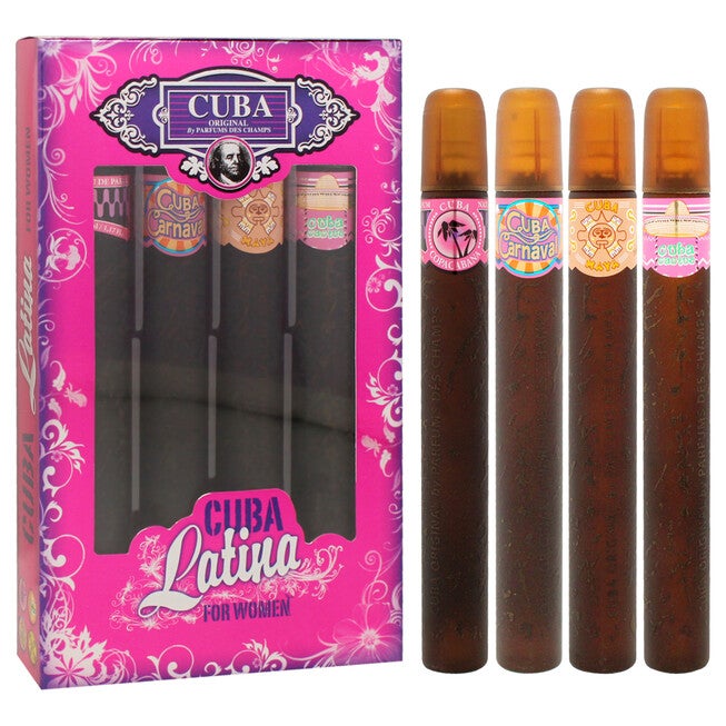 Cuba Latino Collection by Cuba for Women - 4 Pc Gift Set, See Description, alternate image number null