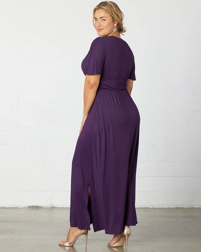 Vienna Maxi Dress, Plum Passion, alternate image number null