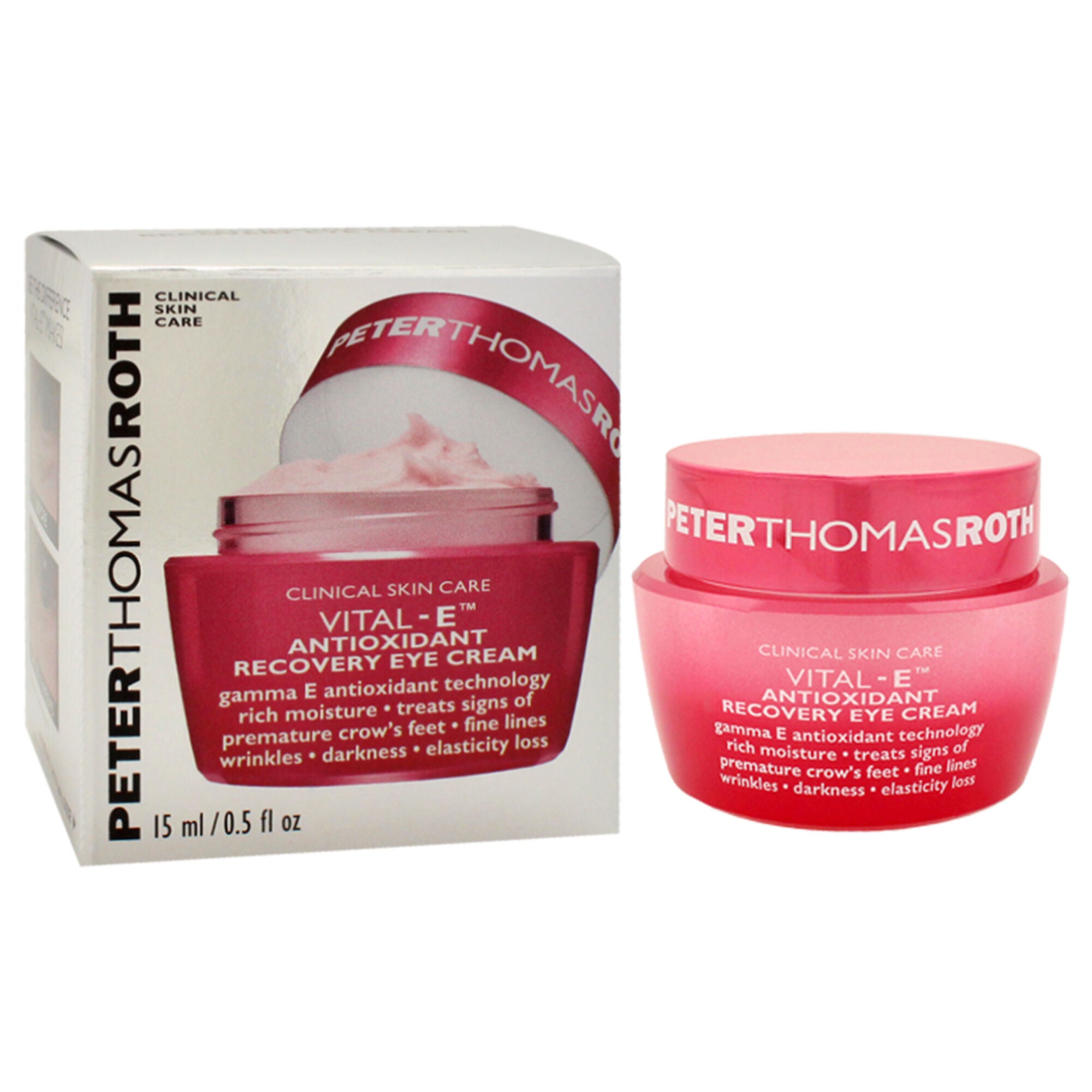 Vital-E Antioxidant Recovery Eye Cream by Peter Thomas Roth for Unisex - 0.5 oz Cream, See Description, alternate image number 2