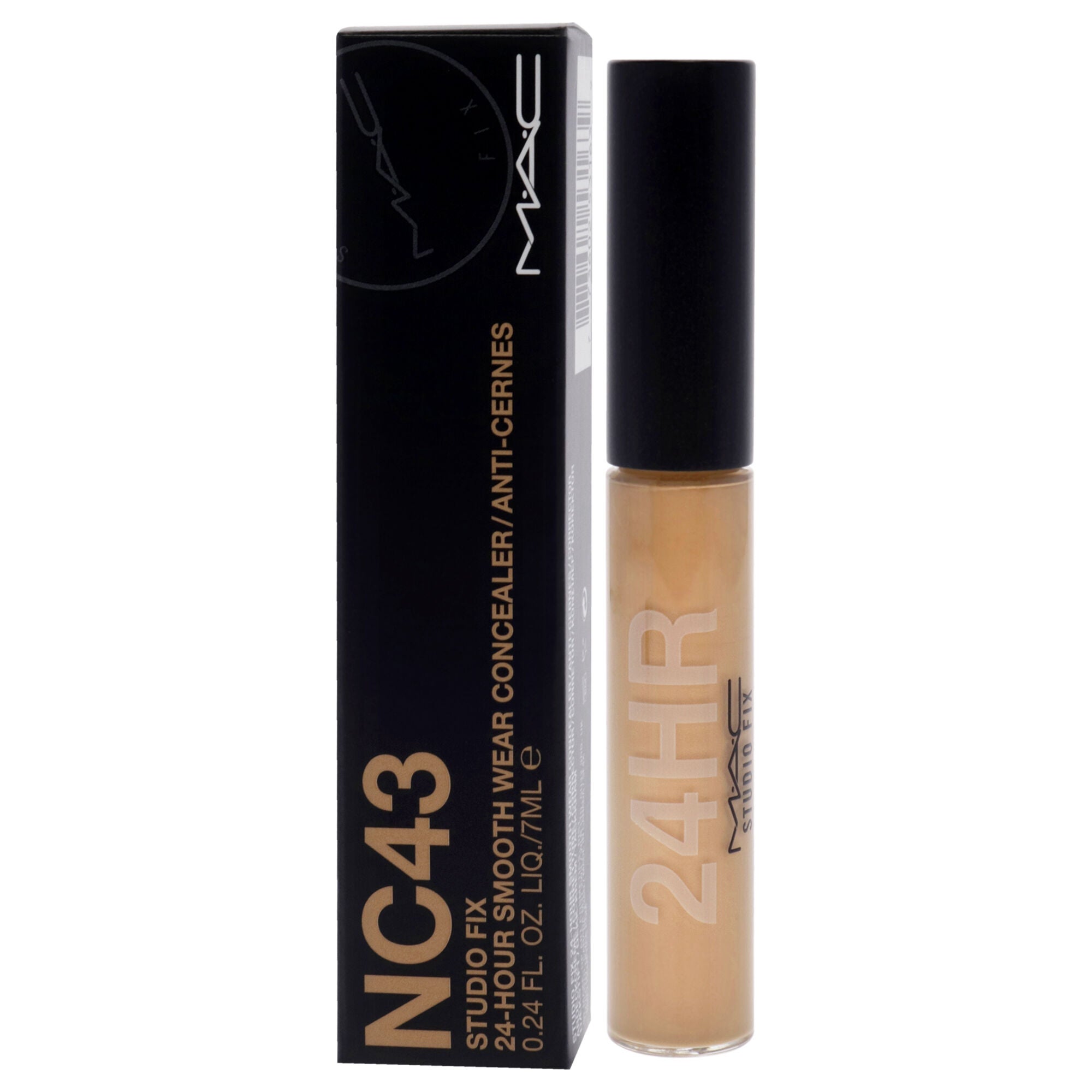 Studio Fix 24-Hour Smooth Wear Concealer - NC43 by MAC for Women - 0.24 oz Concealer, , alternate image number 7