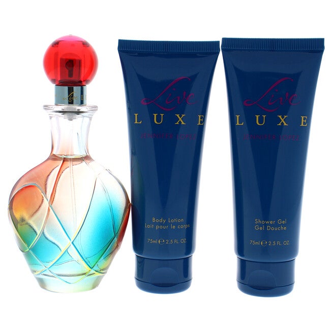 Live Luxe by Jennifer Lopez for Women - 3 Pc Gift Set 3.4oz EDP Spray, 2.5oz Shower Gel, 2.5oz Body Lotion, , alternate image number null