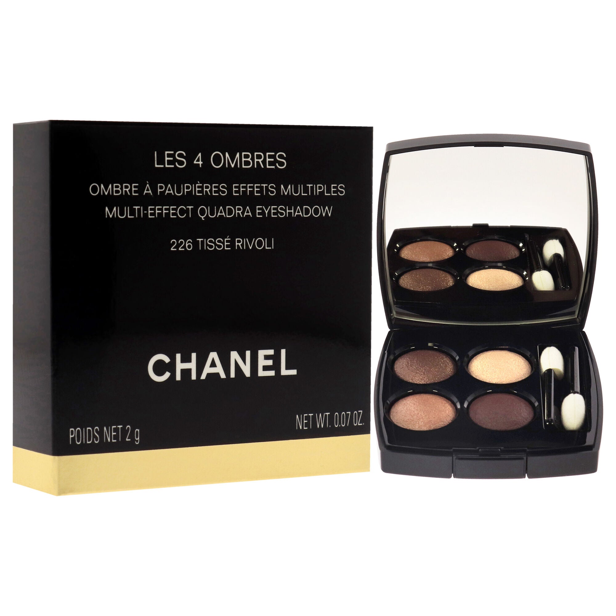 Les 4 Ombres Multi-Effect Quadra Eyeshadow - 226 Tisse Rivoli by Chanel for Women - 0.07 oz Eye Shadow, See Description, alternate image number 2