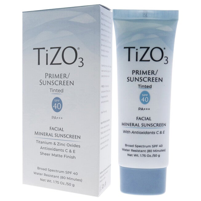 Tizo3 Facial Primer Tinted SPF 40 by Tizo for Unisex - 1.75 oz Sunscreen, , alternate image number 7